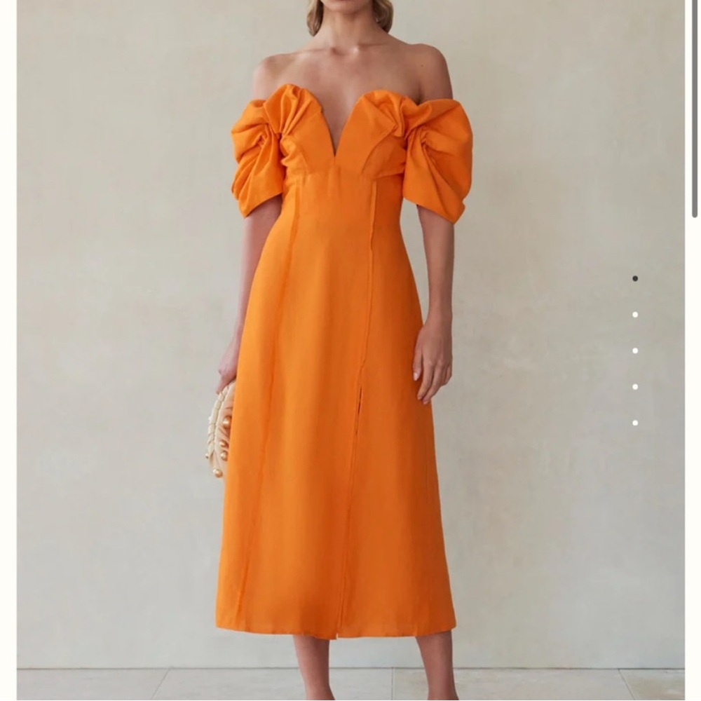Cult Gaia Muna Off-the-Shoulder A-line dress